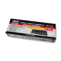 Набор головок торцевых ударных глубоких 1/2"DR (10 - 22 мм) (10 предметов) AVS NG12-10ID