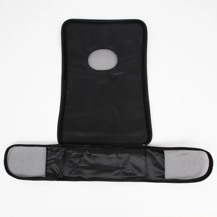 Сумка - переноска для животных &laquo;Лапки Happy&raquo;, размер S, 37.5&times;17&times;22 см, чёрная