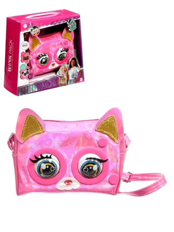 Музыкальная игрушка-сумочка &laquo;Котёнок&raquo;, звуковые эффекты, глазки моргают