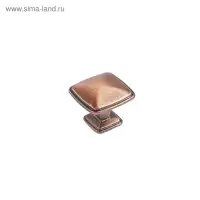 Ручка-кнопка мебельная ТУНДРА РК112AC (MK112AC), медь, 8 шт.