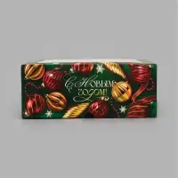 Коробка для 9 капкейков &laquo;Зелёная классика&raquo;, 25 х 25 х 10 см