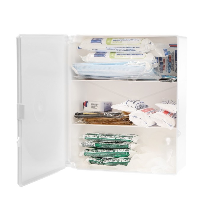 Аптечка для оказания первой помощи работникам ФЭСТ, пластиковый шкаф, приказ 1331н Аптечка для оказания первой помощи работникам ФЭСТ, пластиковый шкаф, приказ 1331н