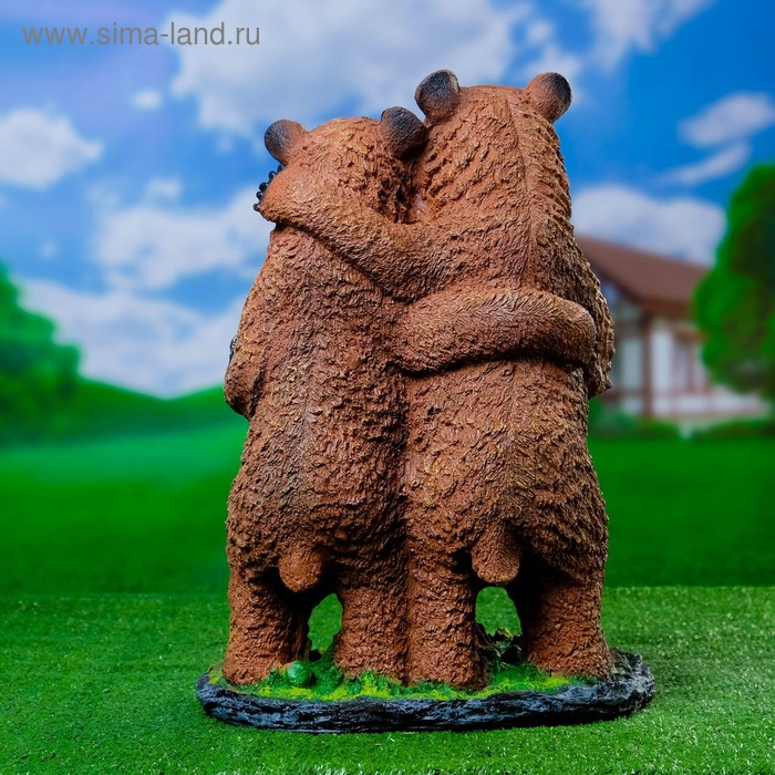 Садовая фигура  Садовая фигура "Мишки-семейка" 32х25х45см