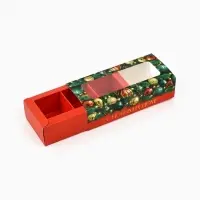 Коробка под 3 конфеты с ячейками &laquo;Новый год: Ёлочные шары&raquo;, 13&times;3&times;5.5 см