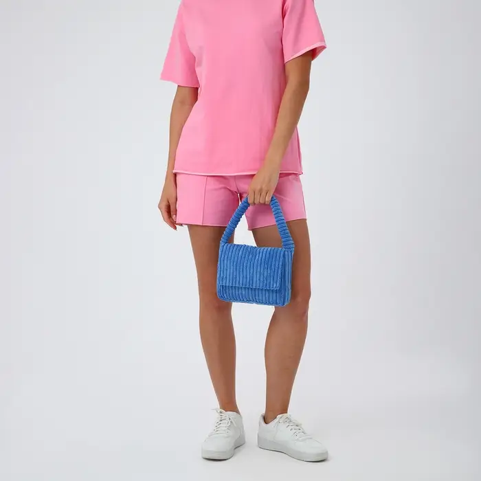 Сумка молодёжная на магните, 25.5&times;4.5&times;18.5 см, голубая