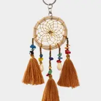 Брелок "Ловец снов" 17 см, цв. медный Брелок "Ловец снов" 17 см, цв. медный