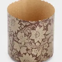 Набор бумажных форм для кулича "Узоры", 90х90 мм, 10 шт