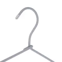 Вешалки для одежды тм VETTA, 3 шт, 40,5х20х0,5 см, металлические с текстильным покрытием, 2 цвета