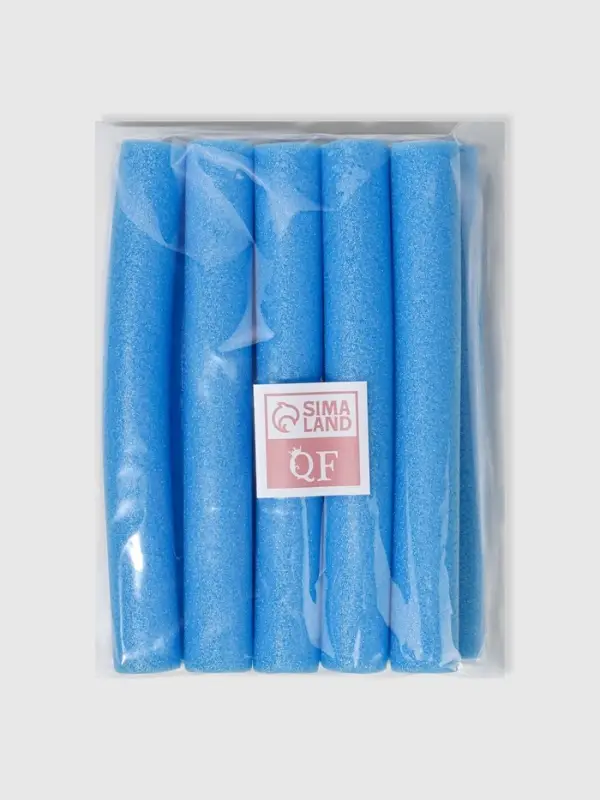 Бигуди &laquo;Бумеранг&raquo;, d=3 см, 24 см, 10 шт., голубые