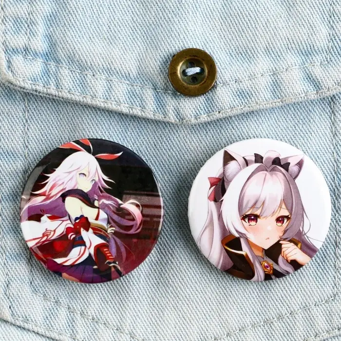 Значки закатные «Аниме девочки», 38 мм, МИКС Значки закатные «Аниме девочки», 38 мм, МИКС