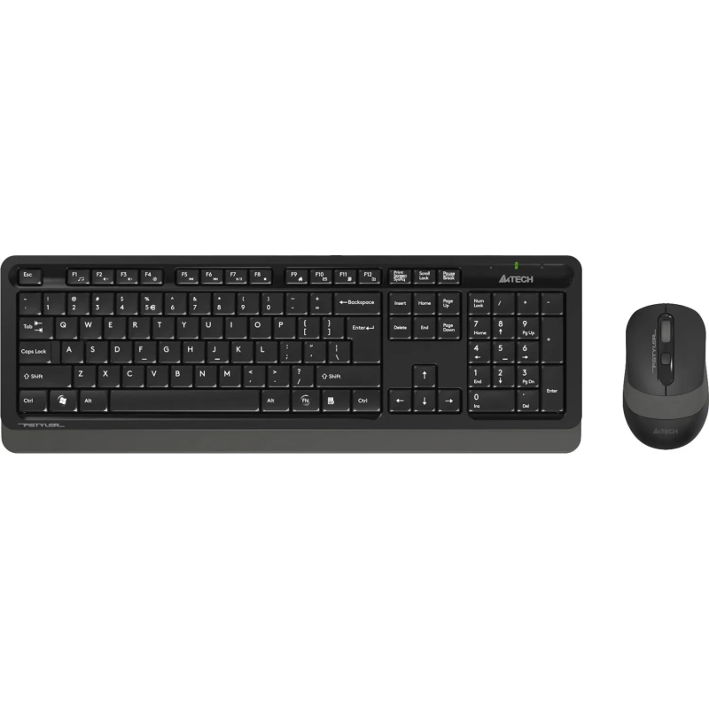Набор клавиатура+мышь A4Tech Fstyler FG1010 черный/сер USB беспров Multime
