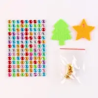 Венок из фетра своими руками на новый год, с колокольчиками, набор для творчества Венок из фетра своими руками на новый год, с колокольчиками, набор для творчества