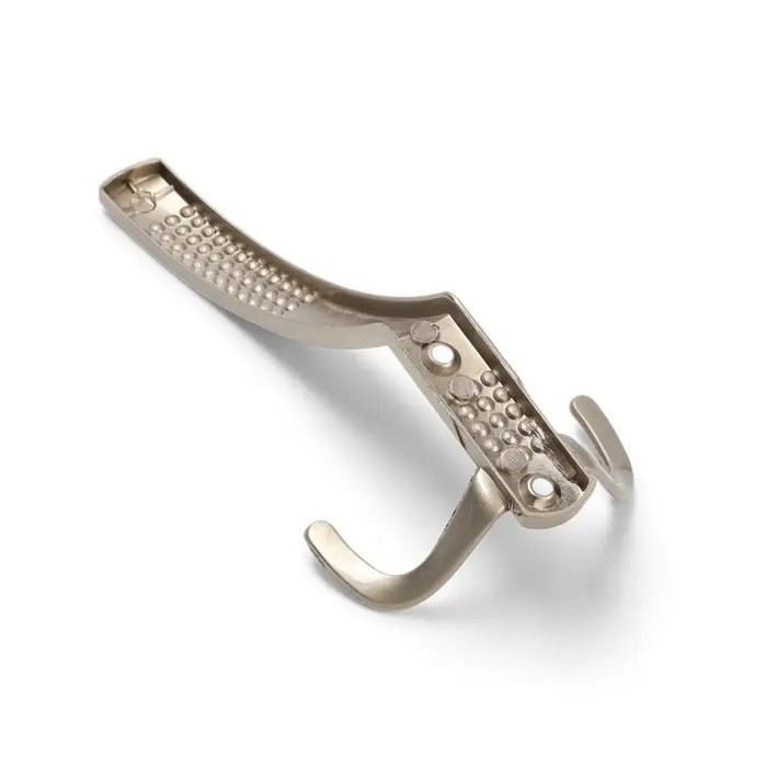 Крючок мебельный ТУНДРА TKT001, трехрожковый, матовый никель