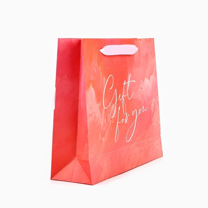 Пакет ламинированный с лентой «С любовью», M 30 × 9 × 26 см Пакет ламинированный с лентой «С любовью», M 30 × 9 × 26 см