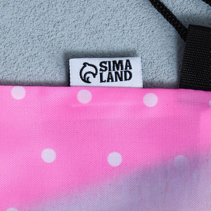 Мешок для обуви «Милый котёнок»  болоньевый материал, 30 х 40 см Мешок для обуви «Милый котёнок»  болоньевый материал, 30 х 40 см