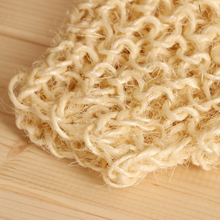 Мочалка банная Мочалка банная "Варежка", сизаль,