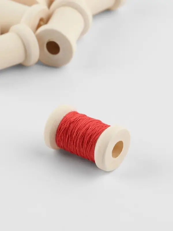 Набор деревянных катушек без покрытия, 15 шт., d=1.5&times;2.3 см