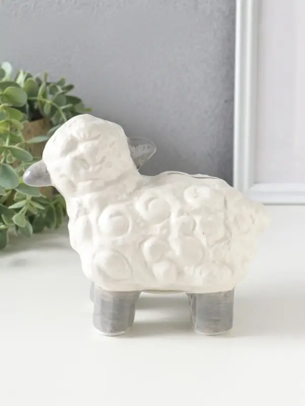 Копилка для денег керамика &laquo;Счастливая овечка&raquo;, 15.6&times;8.6&times;7.2 см