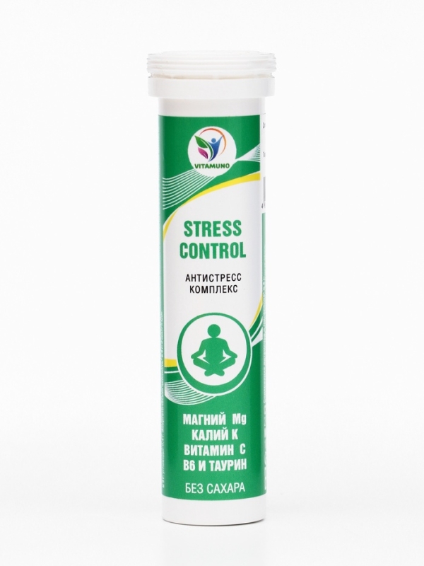 Напиток Stress Control Vitamuno, 10 шипучих таблеток Напиток Stress Control Vitamuno, 10 шипучих таблеток