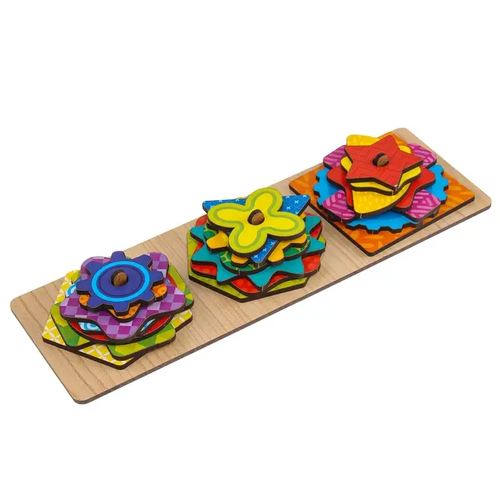 Головоломка Лесная мастерская &laquo;Сложи узор&raquo;, 6 схем, 21 деталь