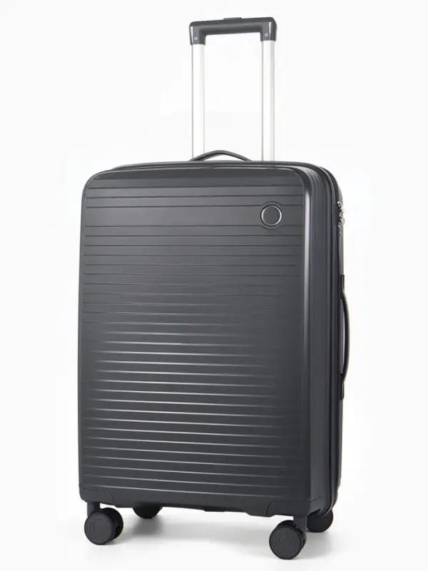 Чемодан на колёсах, 24", кодовый замок, 40&times;24&times;65 см, серый