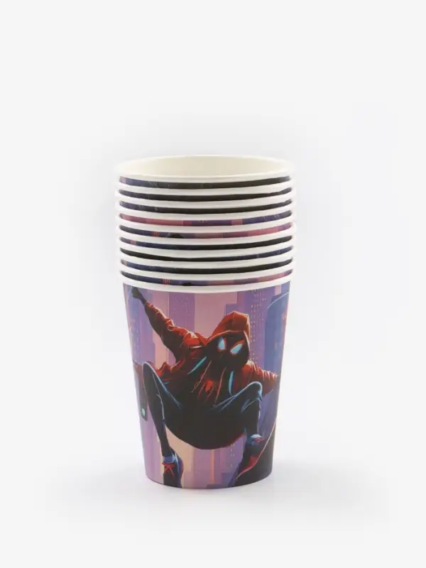 Стакан одноразовый 250 мл, набор 10 шт, Паук