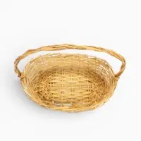 Корзина плетёная для хранения, лоза, с ручкой, 45&times;28&times;31 см, цвет натуральный, Greengo