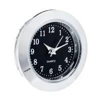 Циферблат для наручных часов, d=2.5 см, LQ377 А, дискретный ход, чёрные