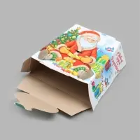 Подарочная коробка новогодняя &laquo;Мешок подарков&raquo; 250&times;240&times;83, для сладких подарков
