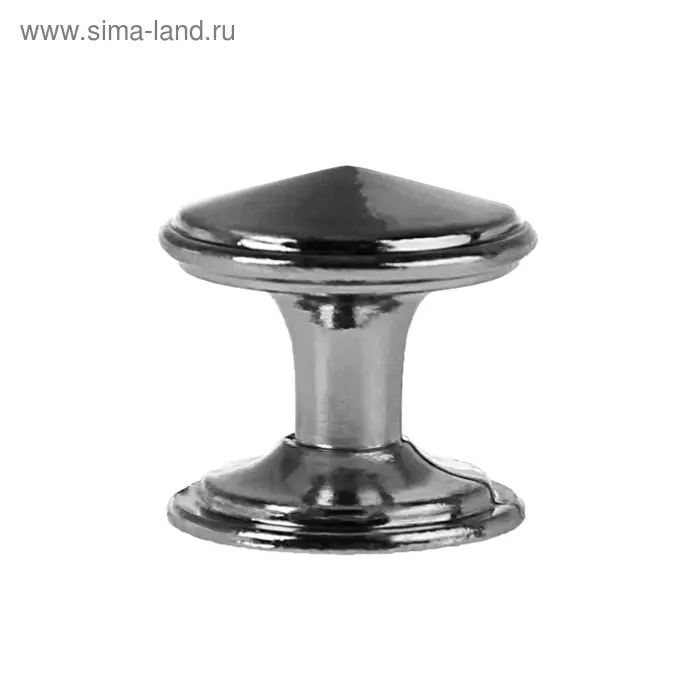 Ручка-кнопка ТУНДРА РК108, цвет хром