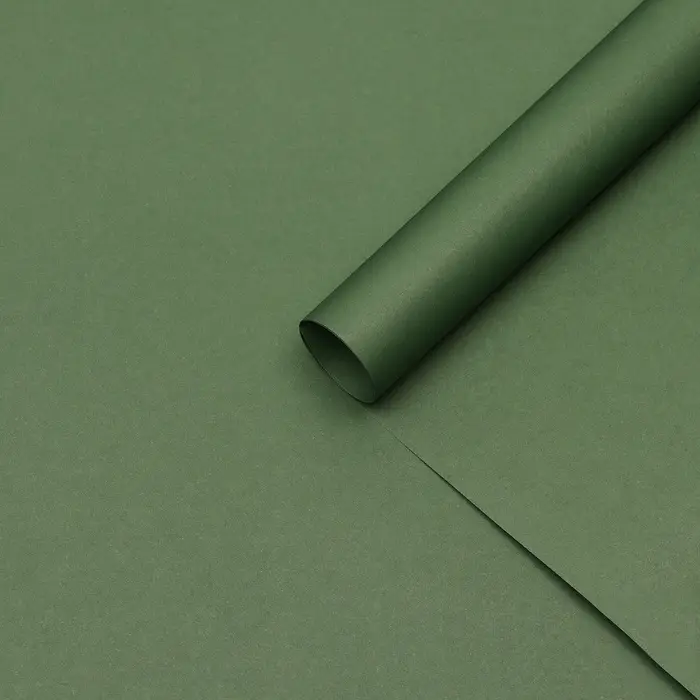 Бумага упаковочная крафт «Изумрудный»,50×70 см