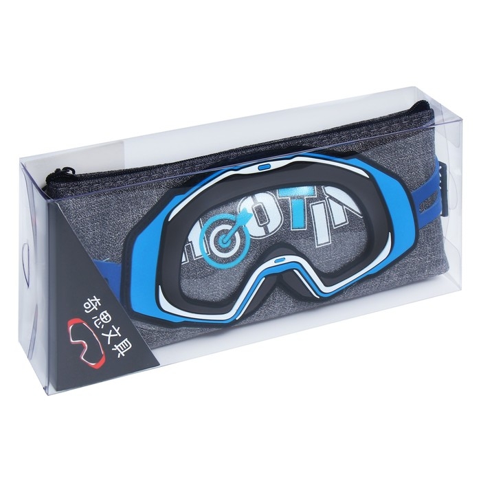 Пенал школьный на молнии Пенал школьный на молнии "Подводные очки", микс