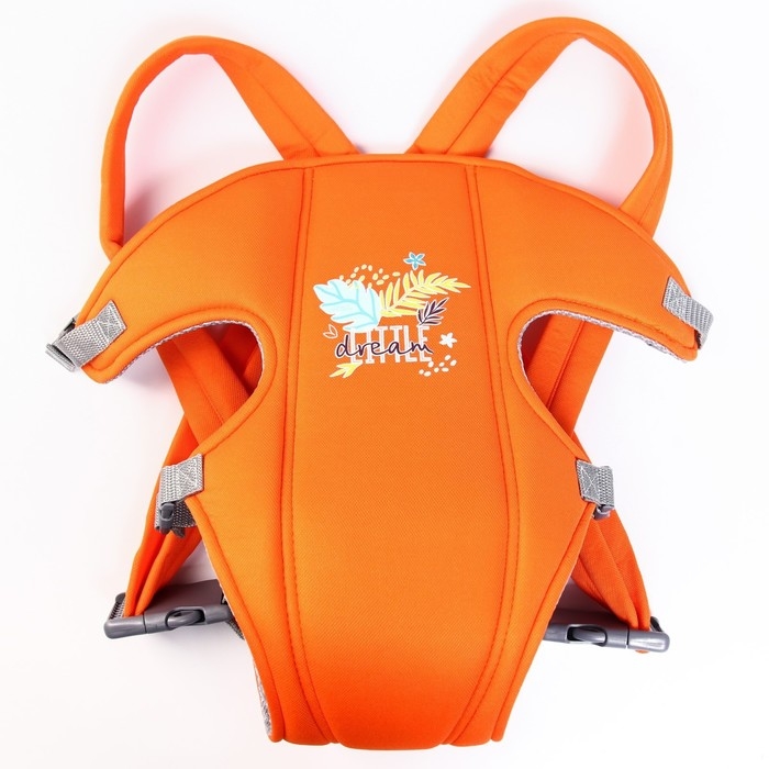 Рюкзак-кенгуру для малыша «Зайка», от 3 до 10 кг, оранжевый, Крошка Я