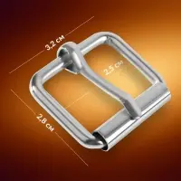 Пряжка проволочная, 3.2×2.8 см, 25 мм, 5 шт., цвет серебряный
