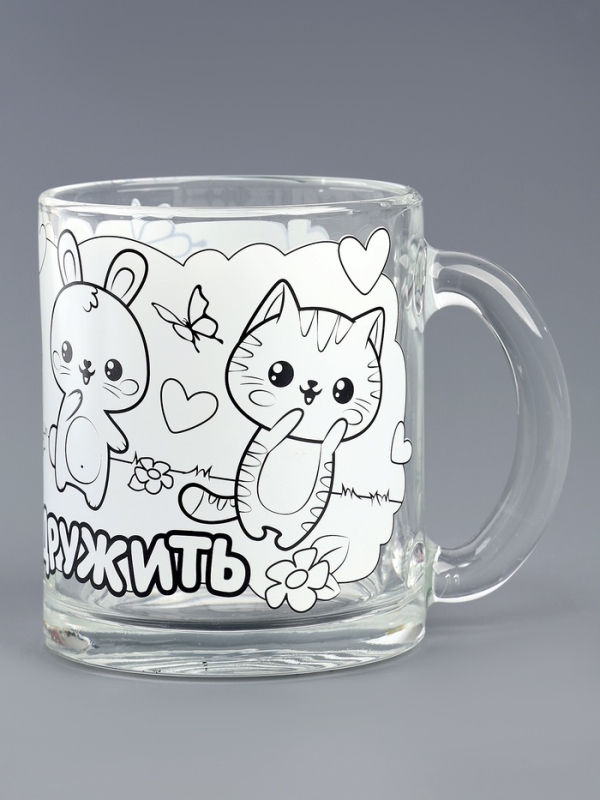 Набор для творчества Роспись кружки «Милые зверюшки» Набор для творчества Роспись кружки «Милые зверюшки»