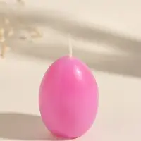 Свеча пасхальная "Яйцо ХВ" 45х45х62 мм МИКС