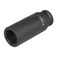 Головка ударная торцевая 3/8"DR шестигранная глубокая 17мм, L=65мм