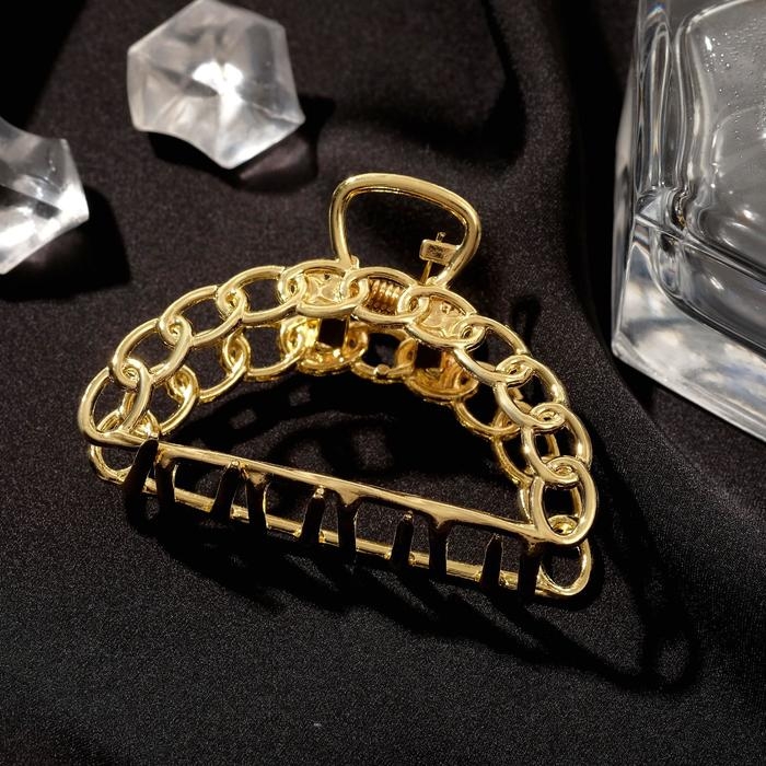 Краб для волос Краб для волос "Дороти" дуга, 6 см, золото