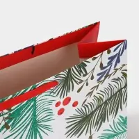 Пакет подарочный новогодний ламинированный &laquo;Счастья&raquo;, XL 49&times;40&times;19 см