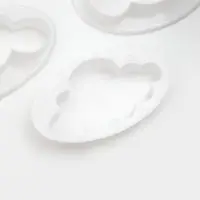 Формы для вырезания теста и мастики Доляна, набор 5 шт., 7.8&times;4.6&times;1 см, пластик, белые