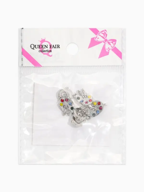 Шарм подвеска &laquo;Палитра художника&raquo;, цветная в серебре