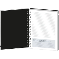 Бизнес-тетрадь All Right А5,120л, 148х205, 1 разд, BRIGHT, белая, 0015