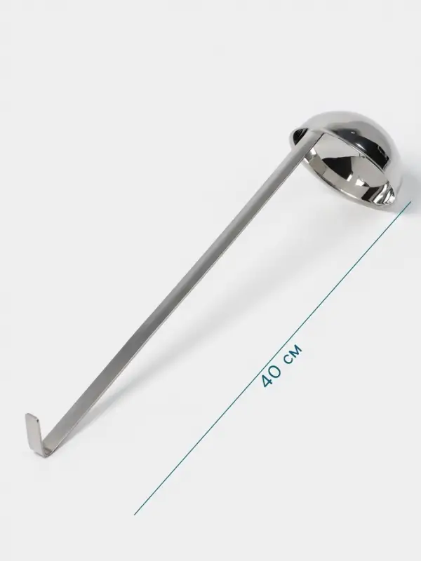 Половник цельнотянутый Hanna Kn&ouml;vell, 500 мл, d=12 см, h=40 см, толщина 3 мм, нержавеющая сталь