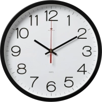 Часы настенные круг d=30см, корпус черный Классика арт.3027-121B