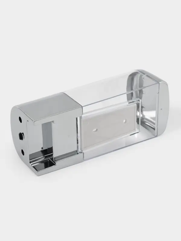 Диспенсер механический для антисептика и жидкого мыла, 500 мл, серебристый