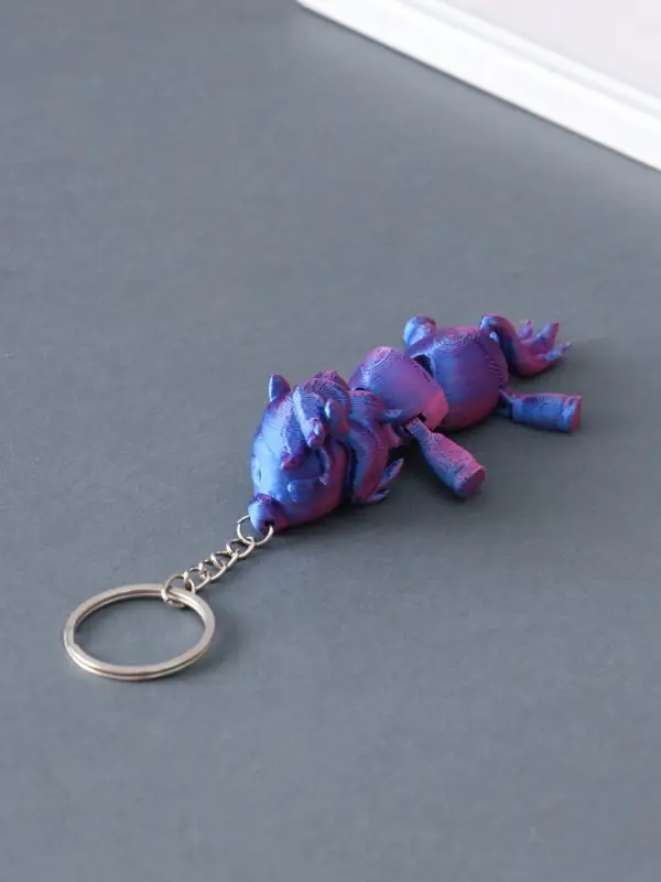 Брелок пластик 3D Брелок пластик 3D "Лошадка" 9,5х5х3 см