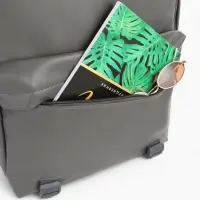 Рюкзак молодёжный на молнии, 3 кармана, размер 29&times;12&times;42 см, серый