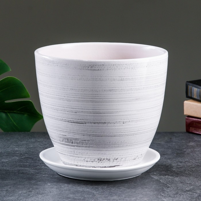 Набор горшков цветочных 4 шт. День 0,4 / 1 / 2,5 / 5 л Набор горшков цветочных 4 шт. День 0,4 / 1 / 2,5 / 5 л