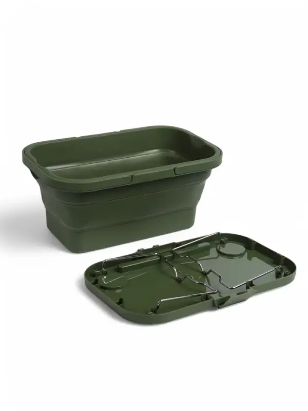 Корзина - столик maclay 2 в 1, складная, 47&times;28.5&times;23.5 см, зелёная