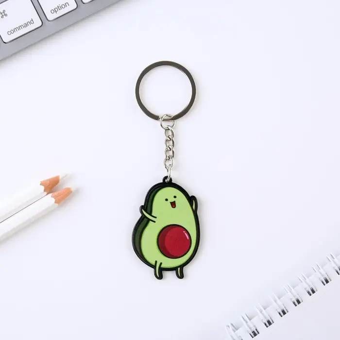 Брелок для ключей акриловый «Все будет авокадно», 7 х 12,5 см Брелок для ключей акриловый «Все будет авокадно», 7 х 12,5 см